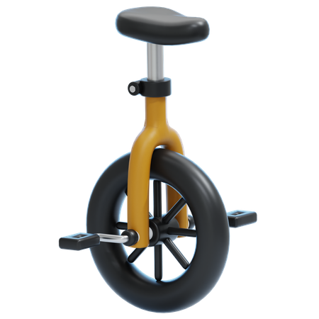 ONE WHEEL BIKE  3D Icon