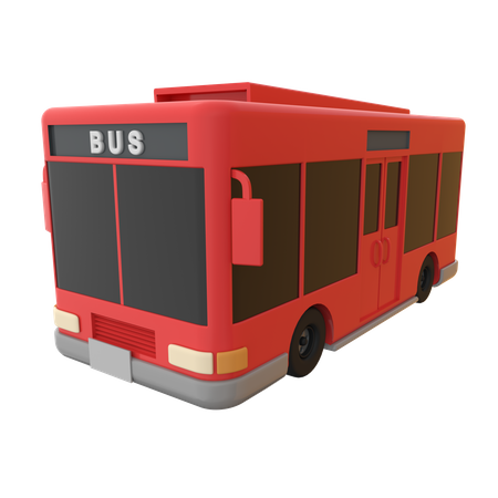 Ônibus  3D Illustration