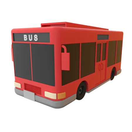 Ônibus  3D Illustration