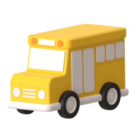 Ônibus escolar  3D Icon