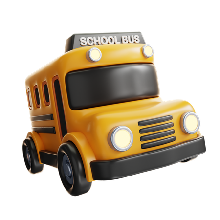 Ônibus escolar  3D Icon