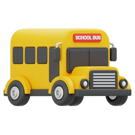 Ônibus escolar  3D Icon