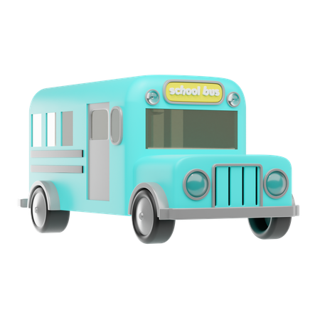 Ônibus escolar  3D Icon