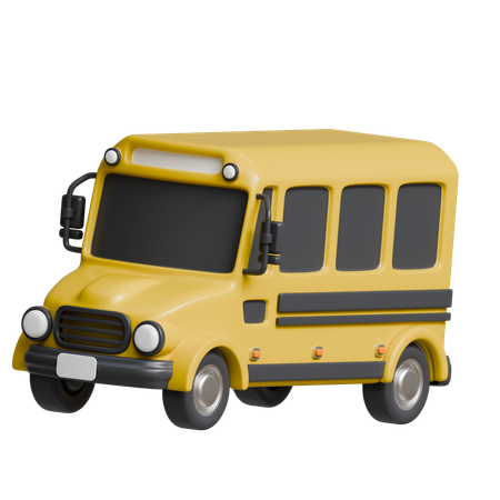 Ônibus escolar  3D Icon