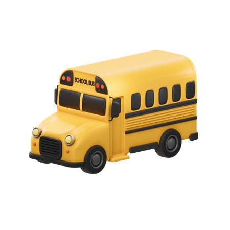 Ônibus escolar  3D Icon