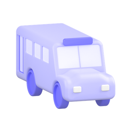 Ônibus escolar  3D Icon