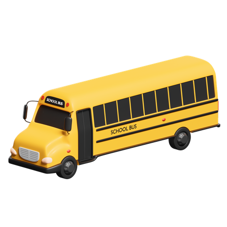 Ônibus escolar  3D Icon