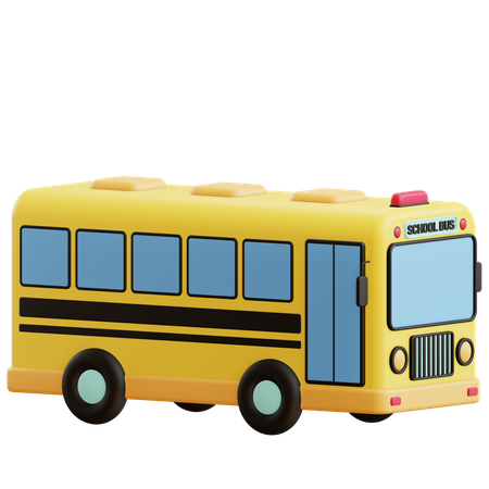 Ônibus escolar  3D Icon