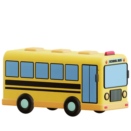 Ônibus escolar  3D Icon