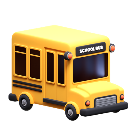 Ônibus escolar  3D Icon