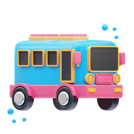 Ônibus escolar  3D Icon