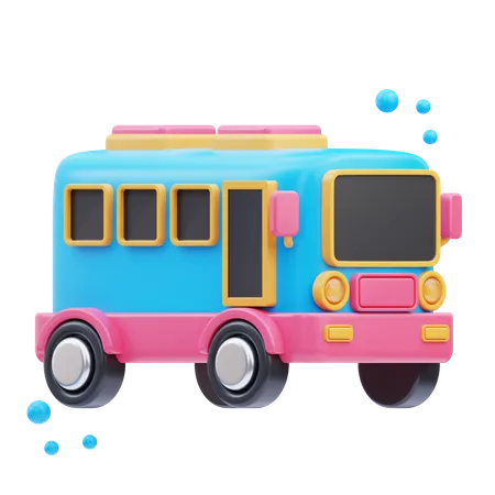 Ônibus escolar  3D Icon