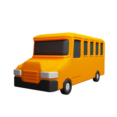 Ônibus escolar  3D Icon