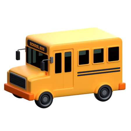 Ônibus escolar  3D Icon