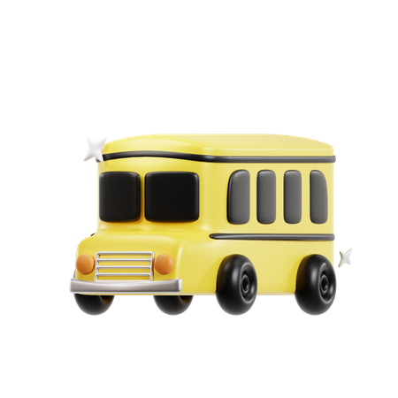 Ônibus escolar  3D Icon