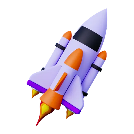 Nave espacial  3D Icon