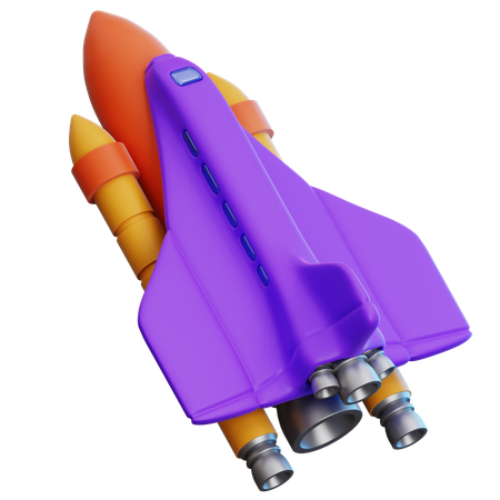 Nave espacial  3D Icon