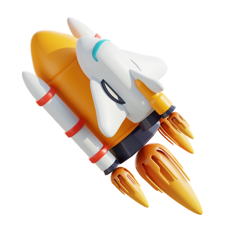 Nave espacial  3D Icon