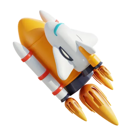 Nave espacial  3D Icon