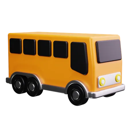 Ônibus de transporte  3D Icon