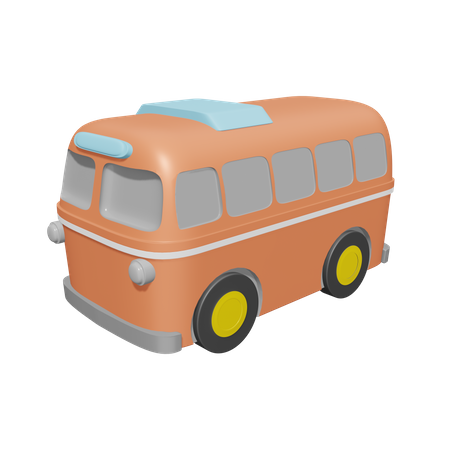Ônibus de turismo  3D Icon