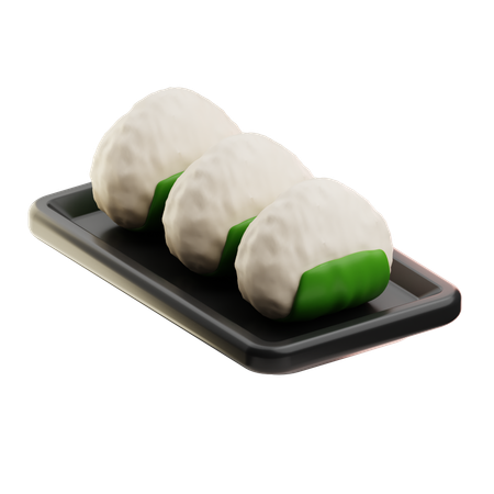 Onigiri  3D Icon