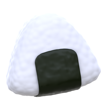 Onigiri  3D Icon