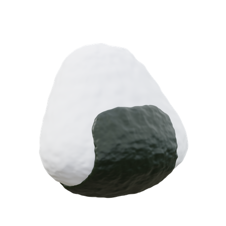 Onigiri  3D Icon