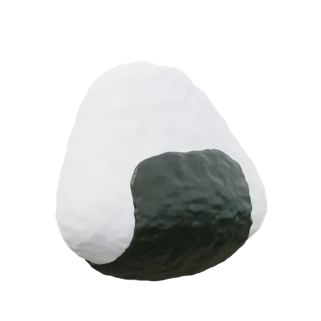 Onigiri  3D Icon