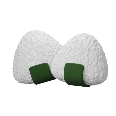 Onigiri  3D Icon