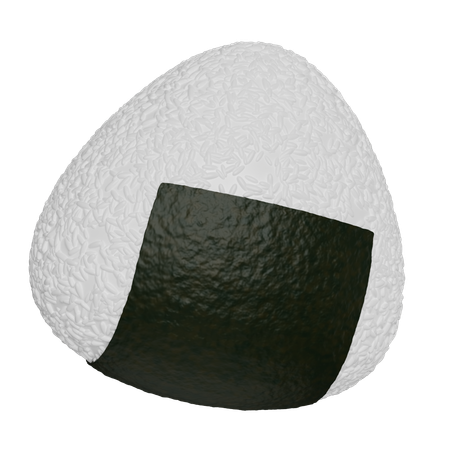 Onigiri  3D Icon