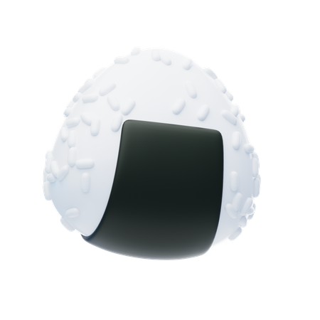 Onigiri  3D Icon