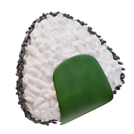 Onigiri  3D Icon