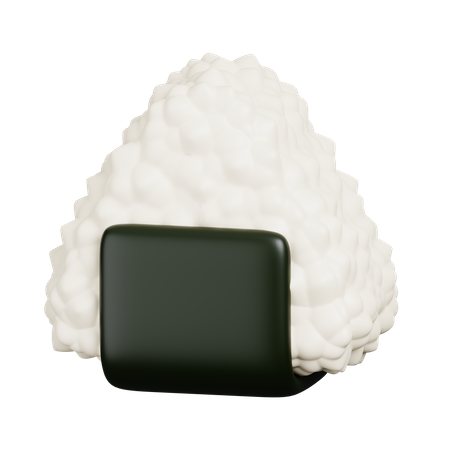 Onigiri  3D Icon