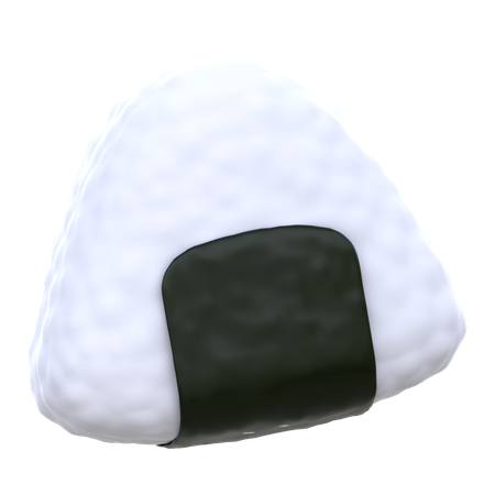 Onigiri  3D Icon