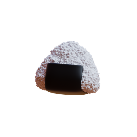 Riz onigiri  3D Icon