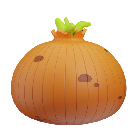 Onion  3D Icon