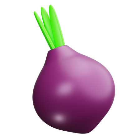 Onion  3D Icon