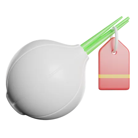 Onion  3D Icon