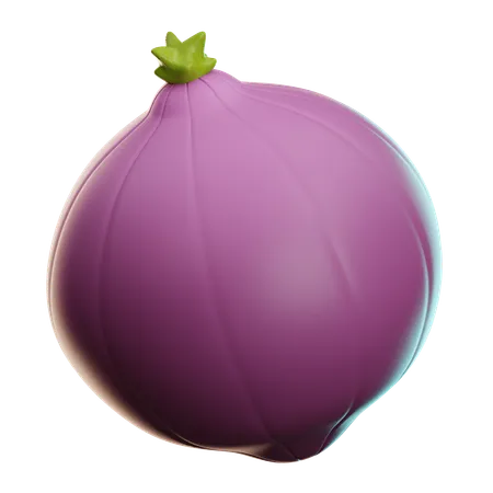 Onion  3D Icon