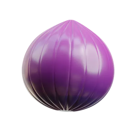 Onion  3D Icon