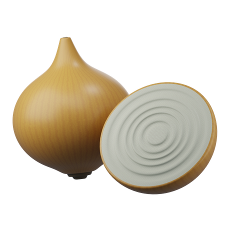 Onion  3D Icon