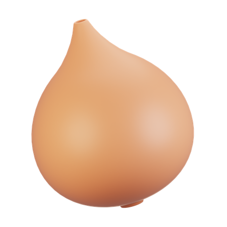 Onion  3D Icon