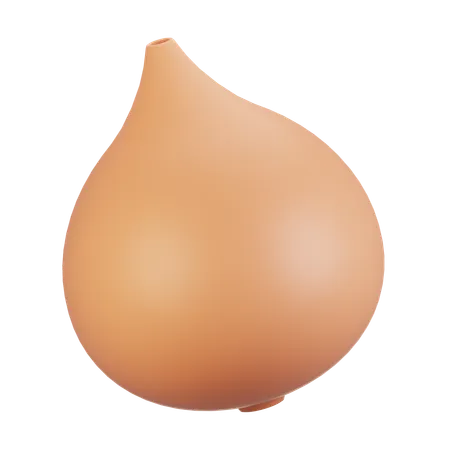 Onion  3D Icon