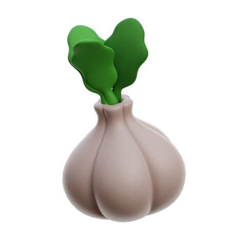 Onion  3D Icon