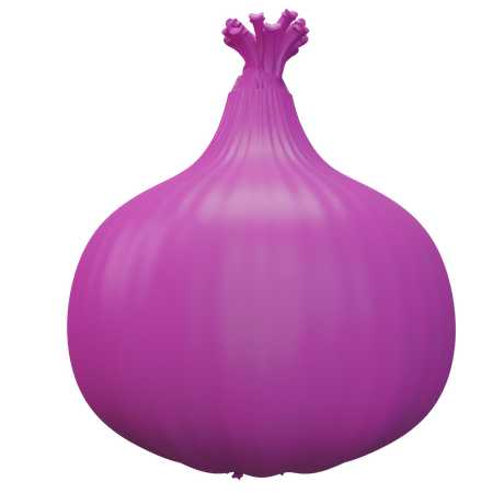 Onion  3D Icon