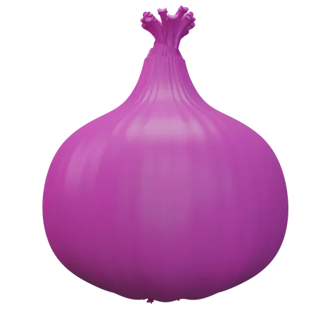 Onion  3D Icon