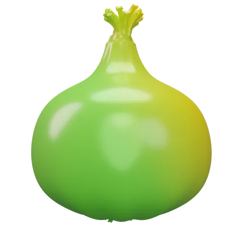 Onion  3D Icon