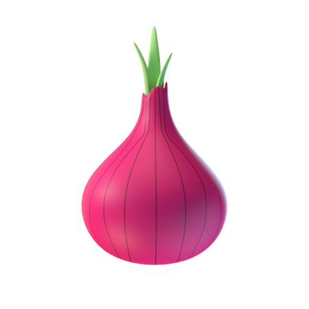 Onion  3D Icon