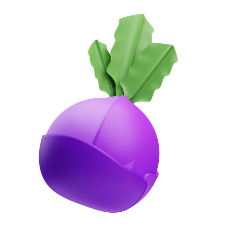 Onion  3D Illustration